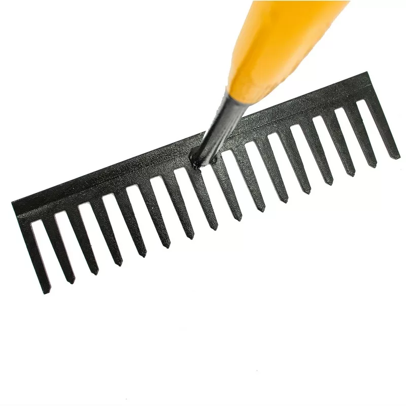 JCB 170cm Contractors Rake, 16 Teeth Carbon Steel