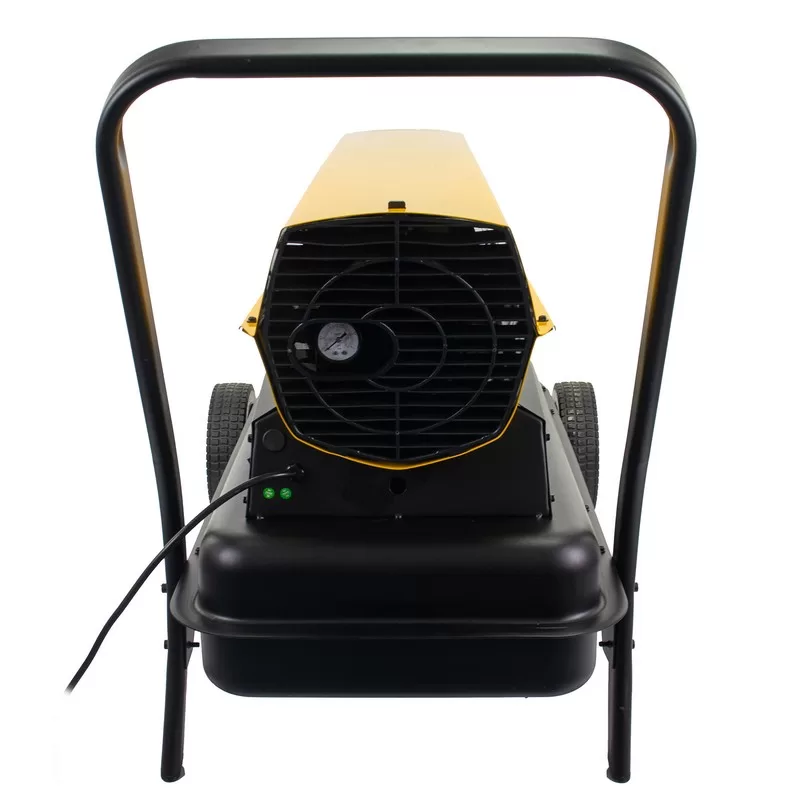 JCB 215,000BTU / 63kW Diesel Space Heater 1300m³ Coverage, Diesel or Kerosene, Thermostat
