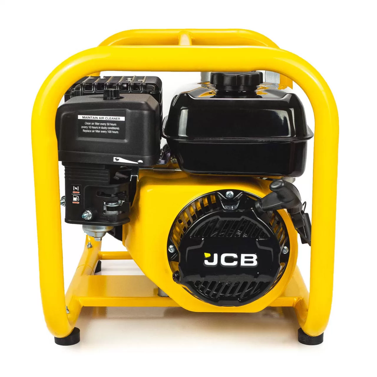 JCB 80mm 3’’ / 75mm Professional Petrol Water Pump, 966L/min, 7.5hp, 244cc, 4-Stroke