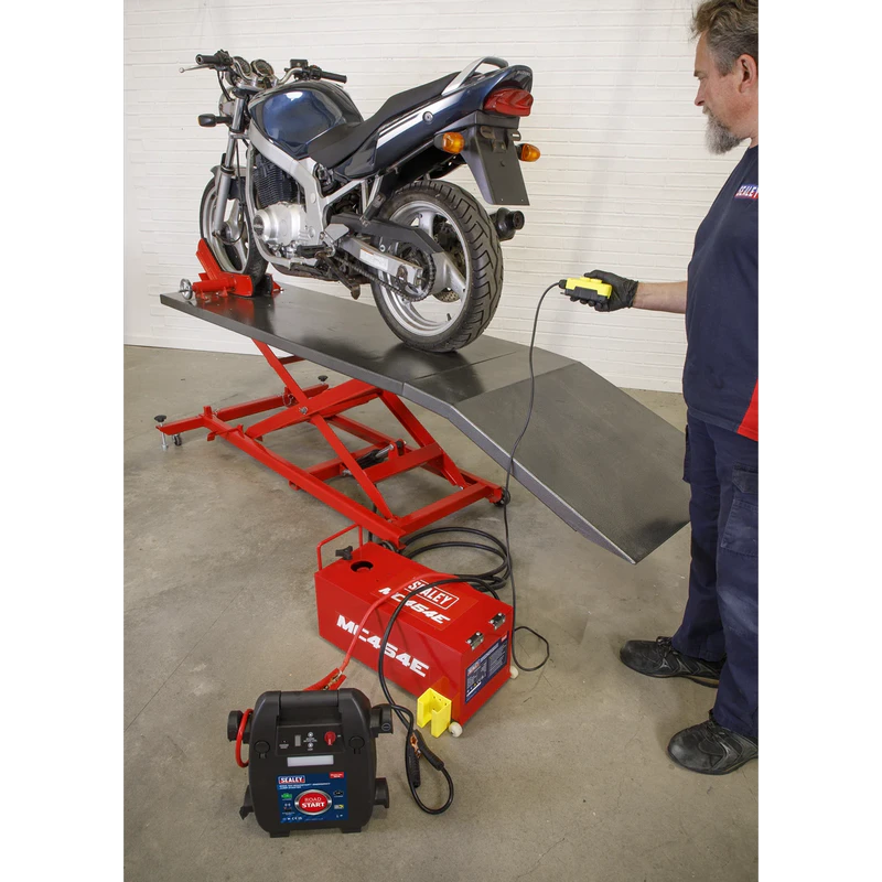 Sealey 12V Electro/Hydraulic Motorcycle Lift 450kg Capacity