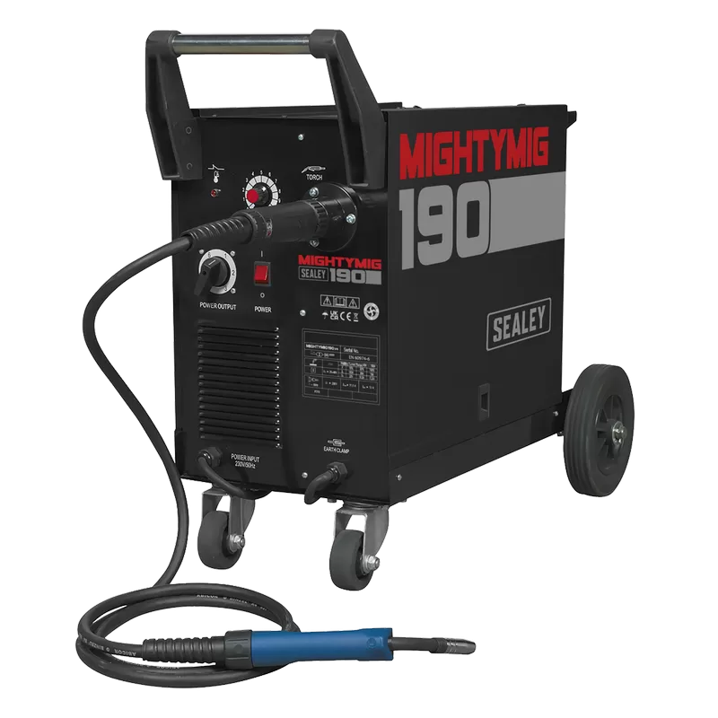 Sealey Professional Gas/Gasless MIG Welder with Euro Torch 190A