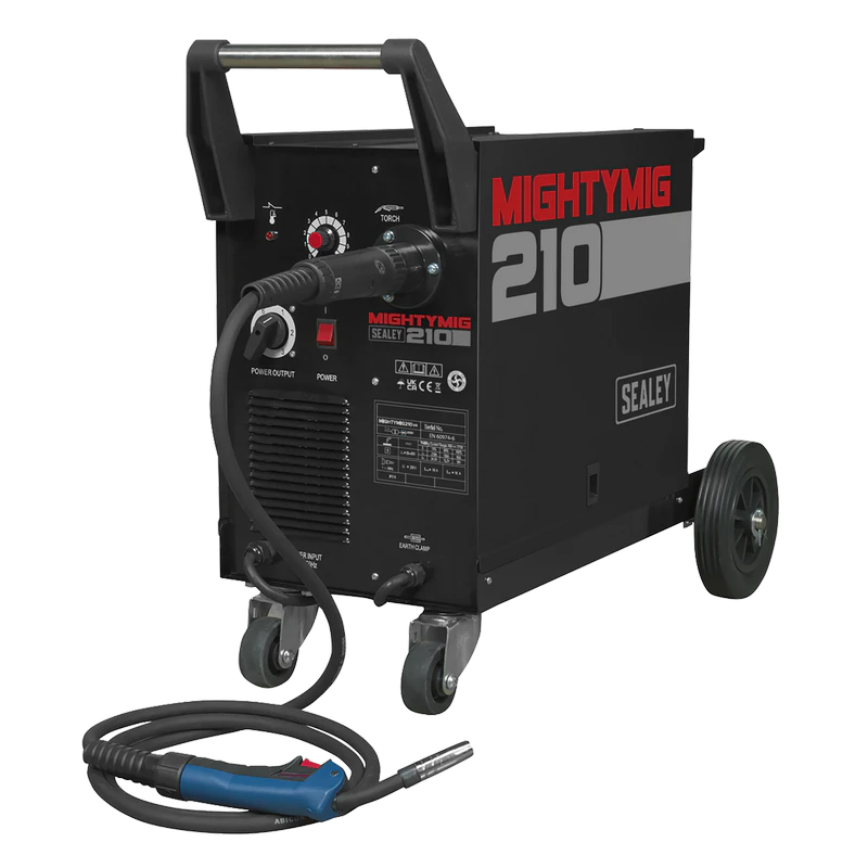 Sealey Professional Gas/Gasless MIG Welder with Euro Torch 210A