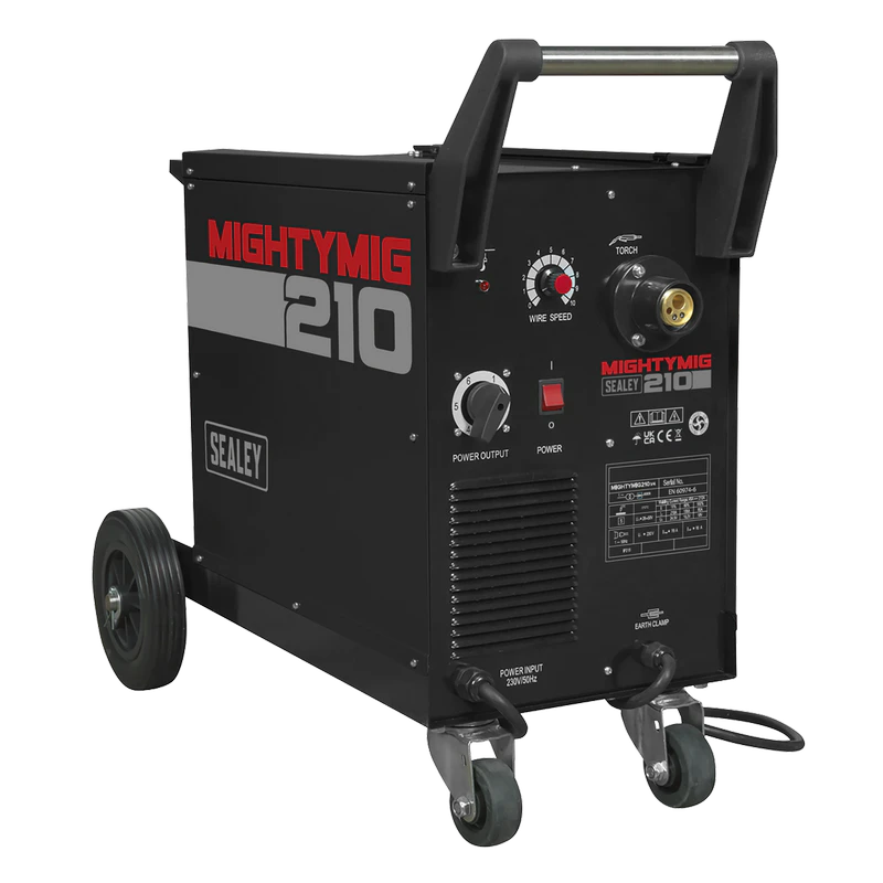 Sealey Professional Gas/Gasless MIG Welder with Euro Torch 210A