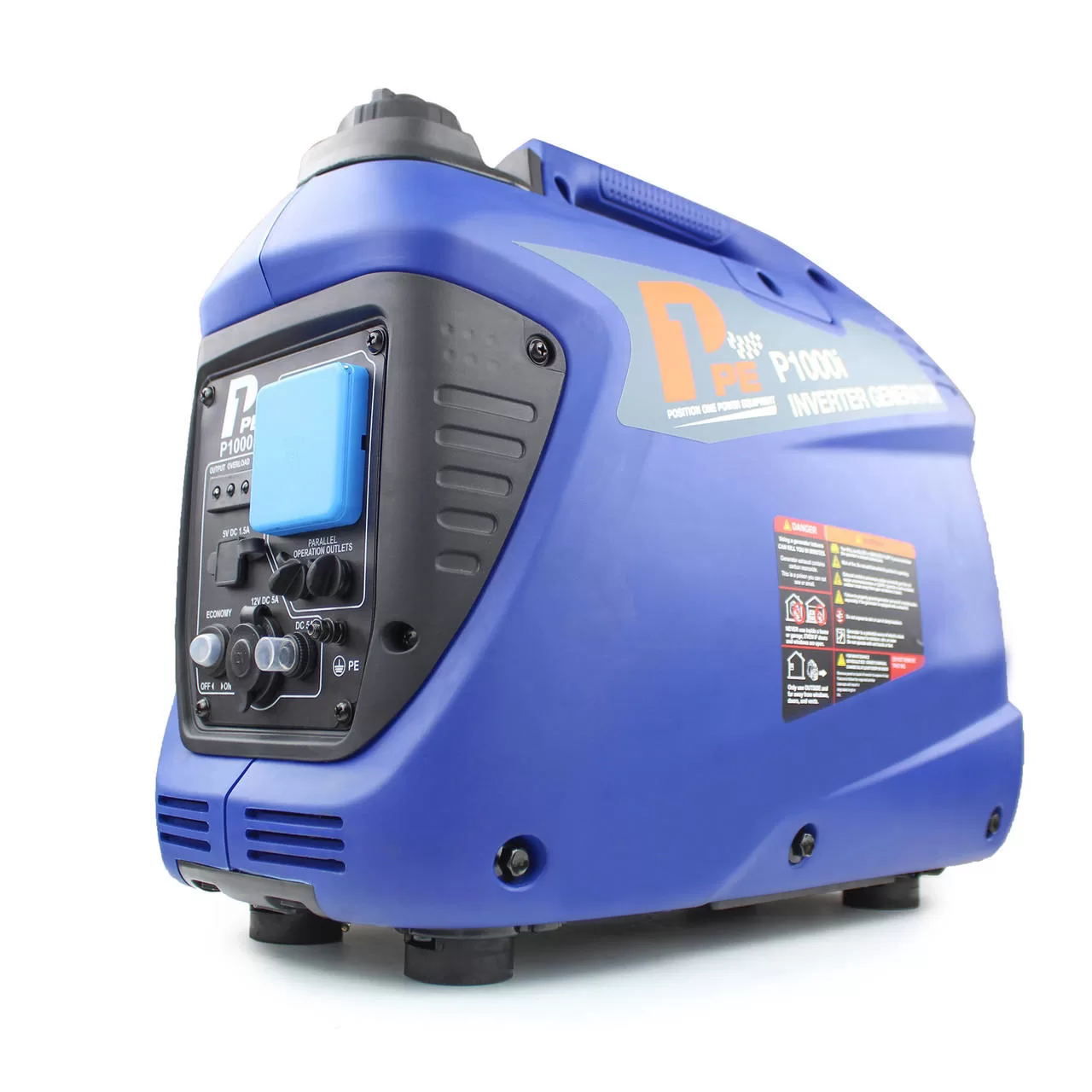 P1 1000W / 1kW Petrol Inverter Suitcase Generator with DC & USB Outputs
