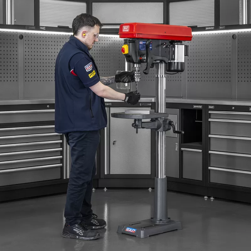 Sealey Premier Floor Standing Pillar Drill 16-Speed 750W/230V