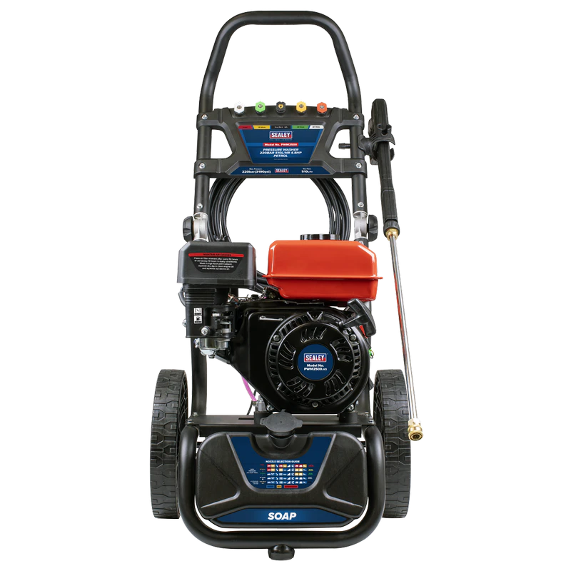 Sealey Pressure Washer 220bar 570L/hr 5.8hp - Petrol