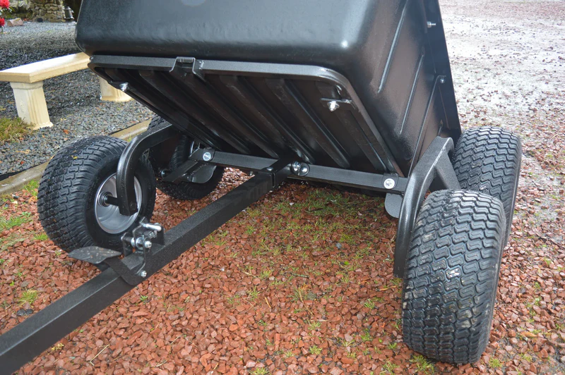 Rock Machinery ATV 4 Wheel Tipping Trailer 1500lb