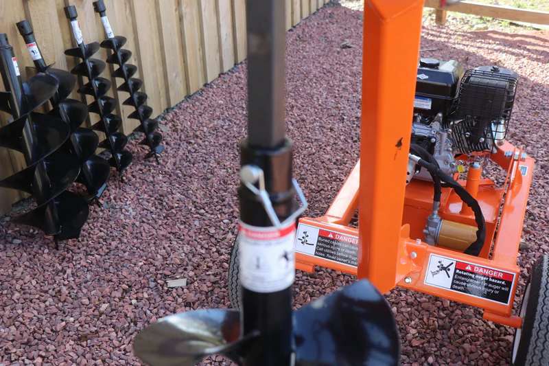 Rock Machinery Towable Hole Borer with 5 Earth Augers
