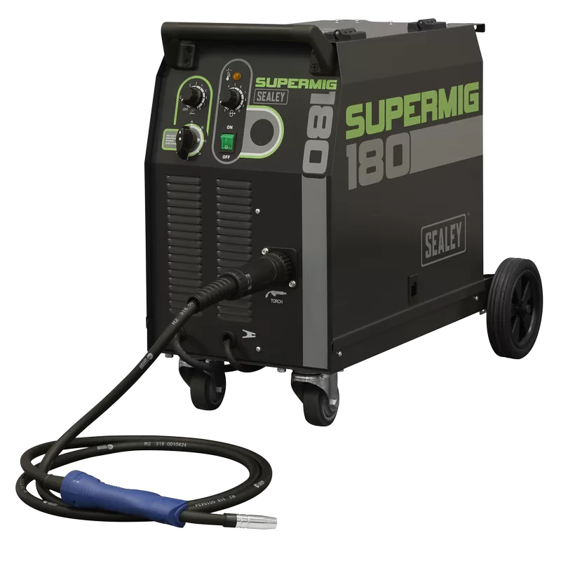 Sealey Professional Gas/Gasless MIG Welder with Binzel® Euro Torch 180A 230V