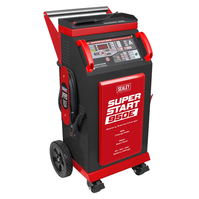 Sealey 6/12/24V Battery Starter/Charger 950A