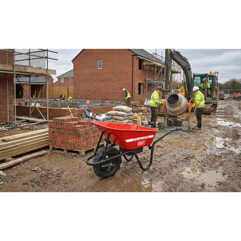 Sealey Electric Wheelbarrow 150kg Capacity