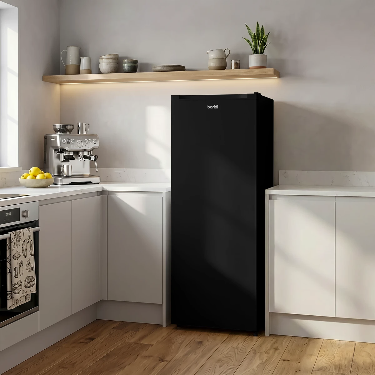 Sealey Freestanding Larder Fridge 241L – Black