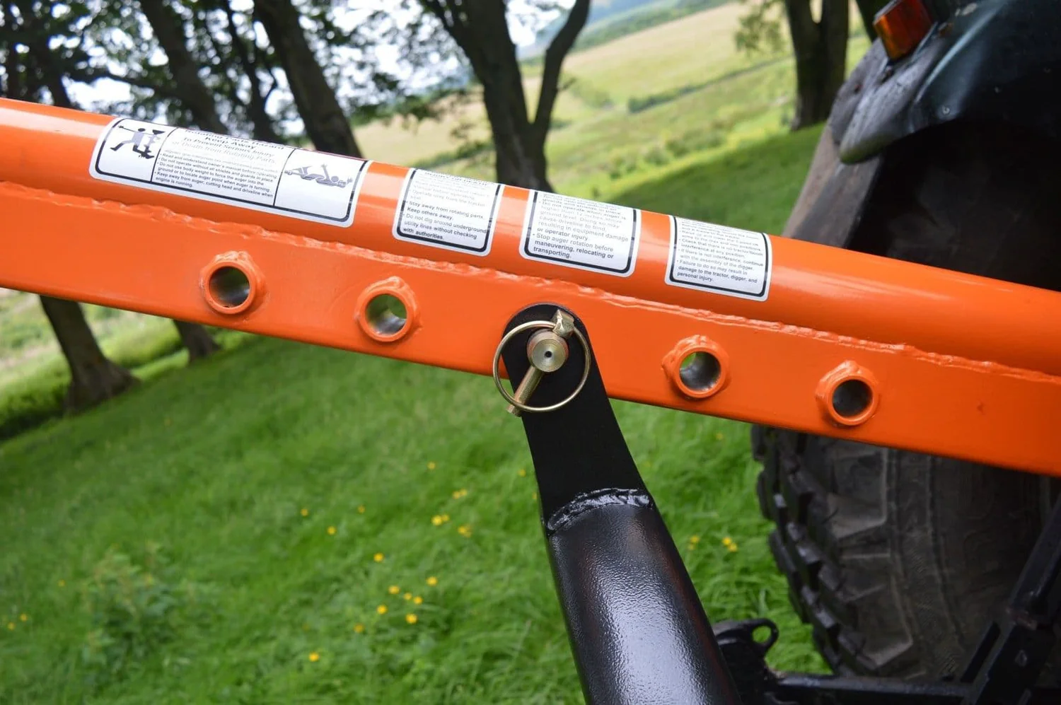 Rock Machinery Tractor mounted PTO hole borer auger